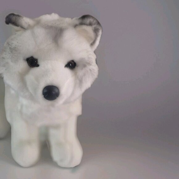 Douglas Cuddle Toys White Arctic Fox 17" Plush Stuffed Animal Collectible Toy - Picture 2 of 9